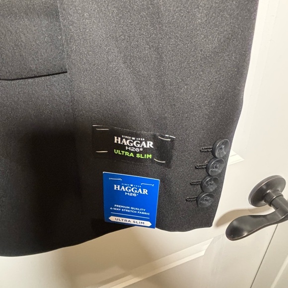 Haggar Men's Charcoal Flex Series Blazer - Picture 4 of 13